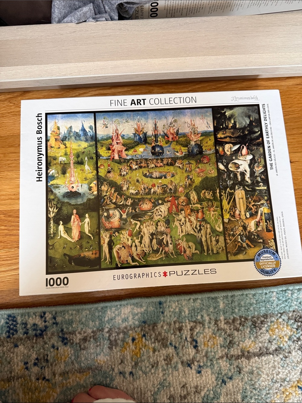 Eurographics 1000-Piece Puzzle — Hieronymus Bosch The Garden of Earthly Delights